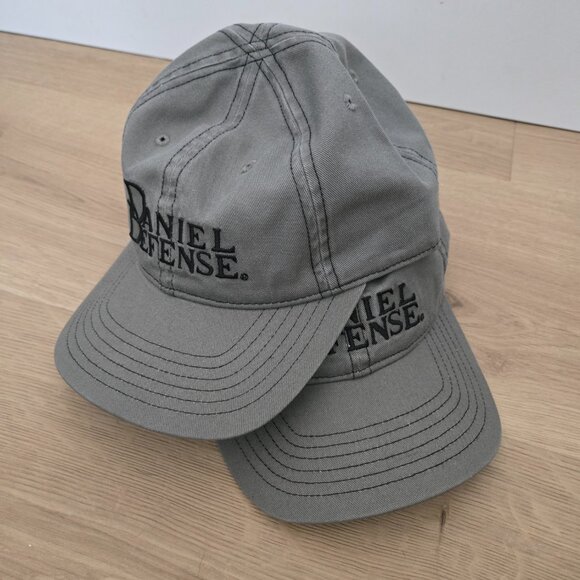 2x BN Daniel Defense Unstructured Baseball Hats; Gray - Picture 2 of 8